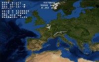 simulation trajectoires geodesiques